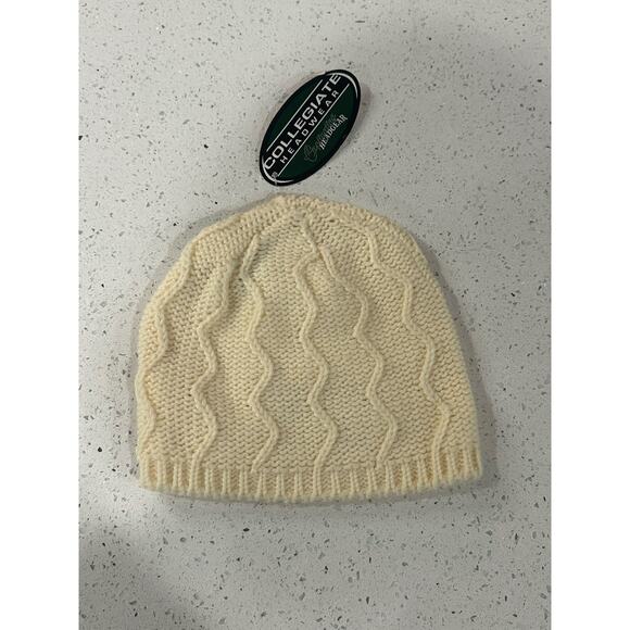 University of Oregon Beanie 100% Wool Hat Bogin Cable Knit - Picture 2 of 2